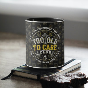 Caneca Clube Velho Demais para se Importar Meu Dar-de-Omb