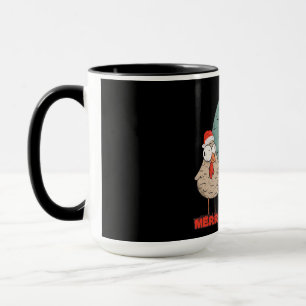 Caneca Cluckmas felizes - Feriados de Natal Engraçados