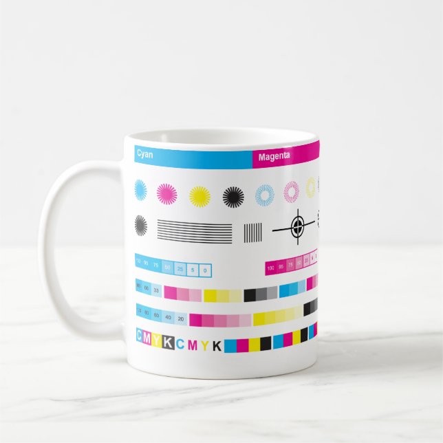 Caneca CMYK Color Guides (Esquerda)