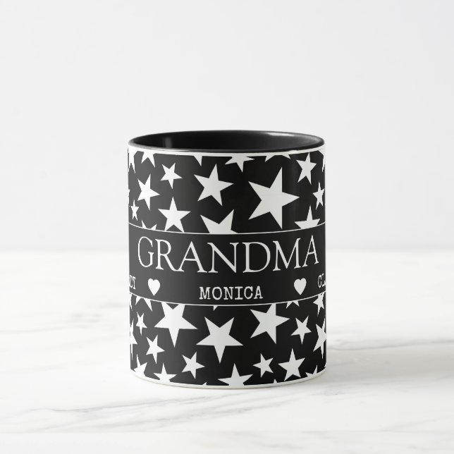 Caneca Cobertor personalizado da vovó com nomes dos netos (Centro)