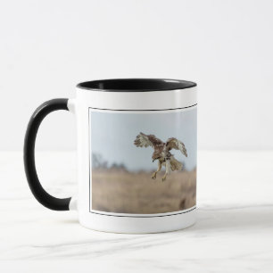 Caneca Cobertura de Hawk imaturo de pele vermelha
