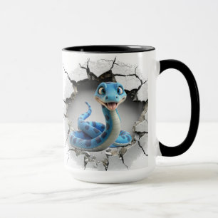 Caneca Cobra 3D bonito