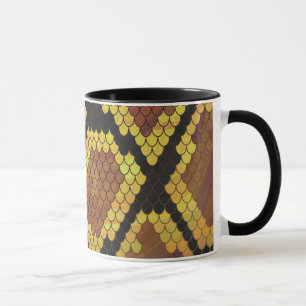 Caneca Cobra Brown e impressão Dourado