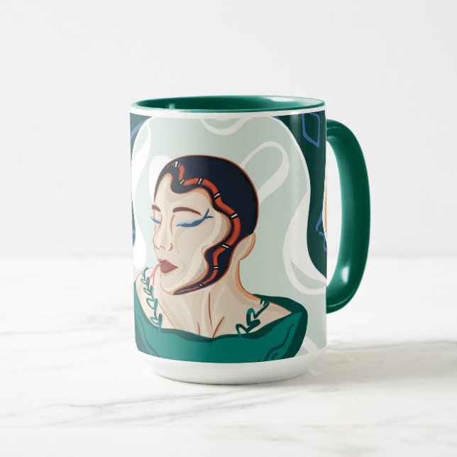 Caneca Cobra de mulher - Lady Cobra (Frente Esquerda)