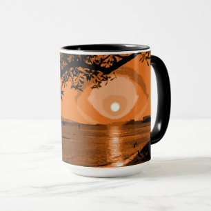 Caneca Cobre e Laranja Escuro
