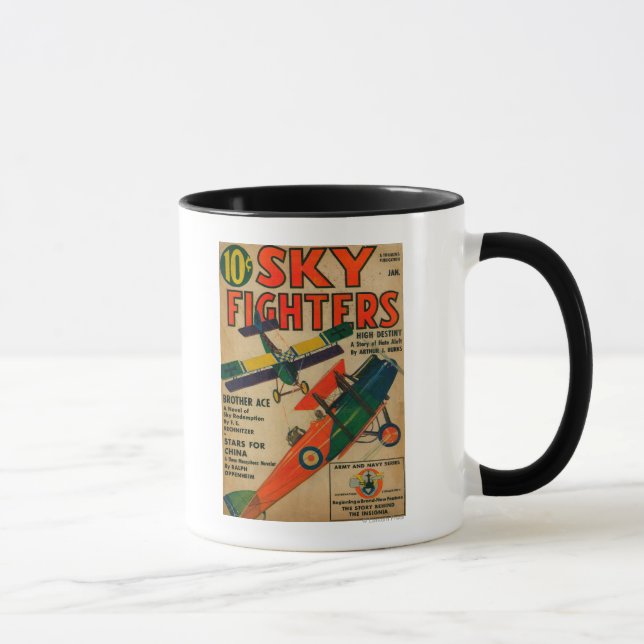 Caneca Cobrir da revista Sky Fighters (Direita)