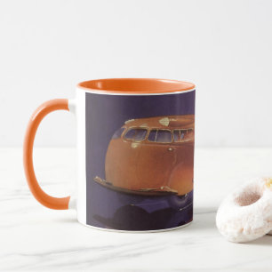 Caneca Cobrir da revista Vintage Motor, Carro da Cidade F