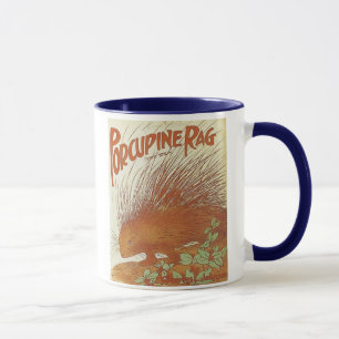 Caneca Cobrir de Canais Porcupine Rag Vintage