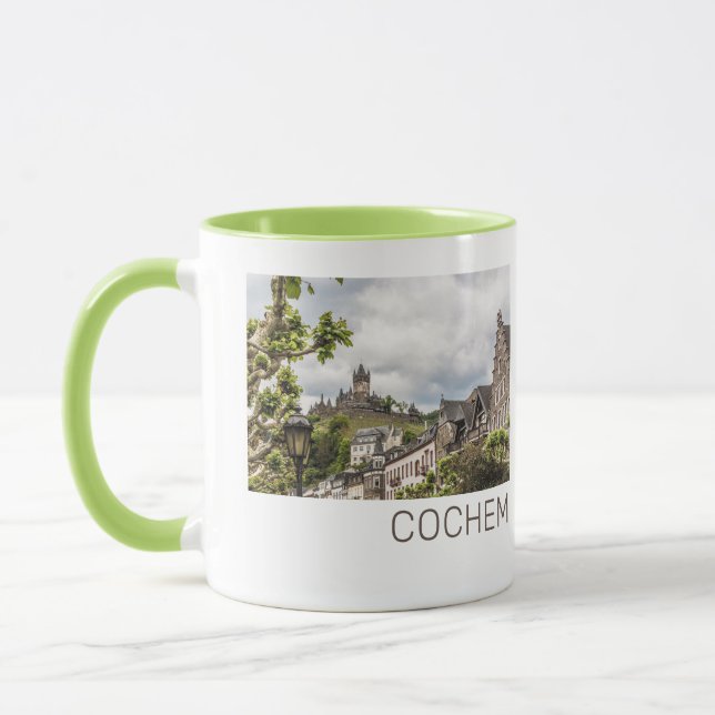 Caneca Cochem Moselle Panorama Alemanha Souvenir (Esquerda)