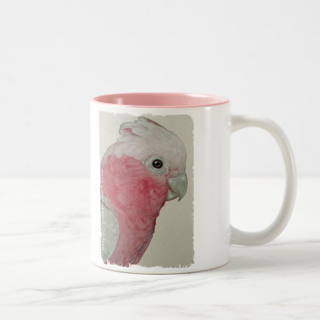 Caneca - Cockatoo cor-de-rosa de Breasted (Direita)