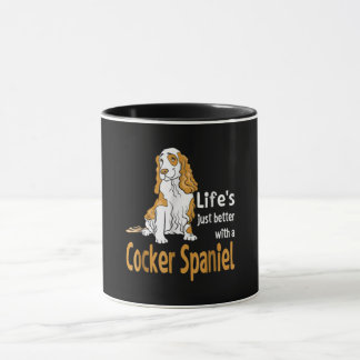 Caneca Cocker Spaniel | A vida é melhor com um coquetel