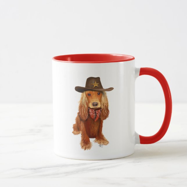 Caneca Cocker Spaniel Cowboy (Direita)