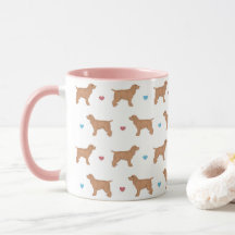 Cocker Spaniels e Hearts Mug