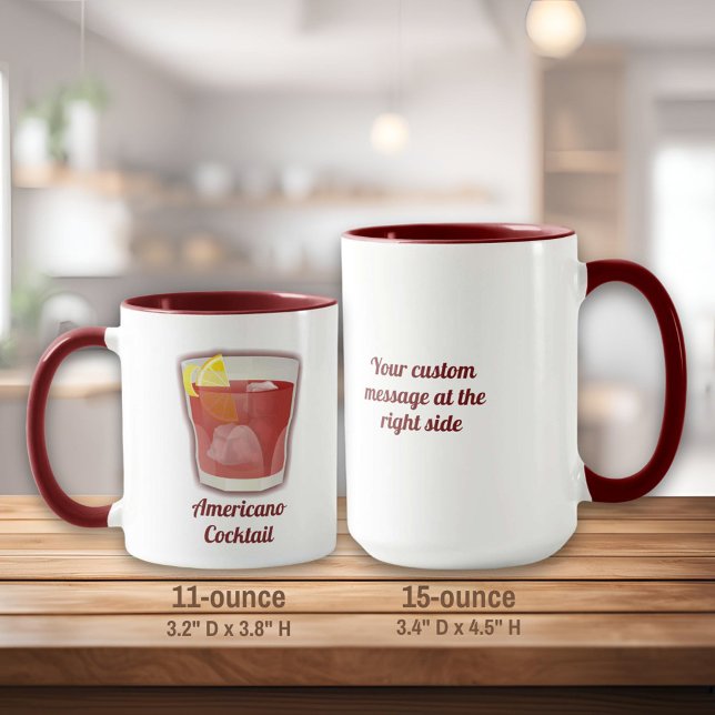 Caneca cocktail americano (Criador carregado)