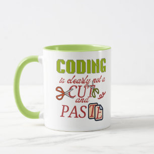 Caneca Codificar Não é Apenas Copiar e Colar