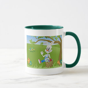 Caneca Coelhinho de Páscoa com Ovos