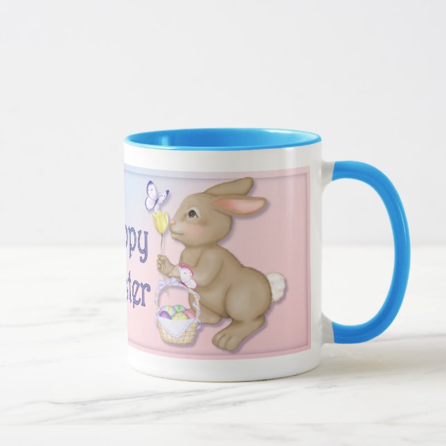 Caneca Coelhinho de Páscoa e Borboleta (Direita)