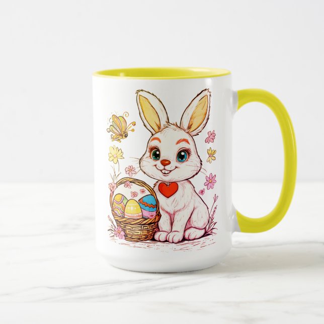 Caneca Coelhinho de Páscoa Reproduzido (Direita)