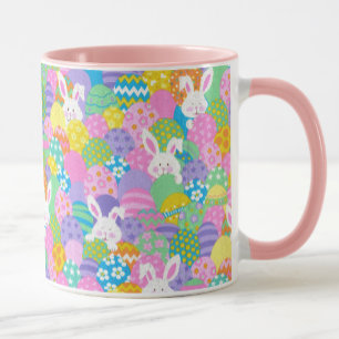 Caneca Coelhinho do EASTER Ovos Escondendo Café Bonito d