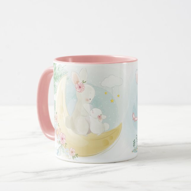 Caneca Coelhinhos Bonitos (Frente Esquerda)