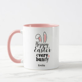 Caneca Coelho da Páscoa Feliz Presente Personalizado