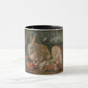 Caneca Coelho mosaico e couve-flor
