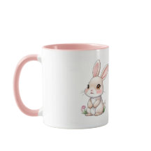 Coelhos de Páscoa Cor-de-Rosa
