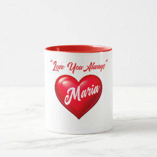 Caneca Coffee Cups & Mugs For Valentines Love You Always