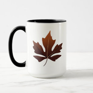 Caneca Coffee de outono Elegante   Mangueira De Queda