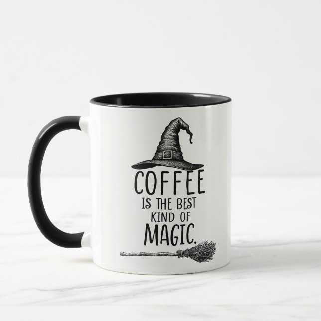 Caneca Coffee is the Best Kind of Magic Mug (Esquerda)