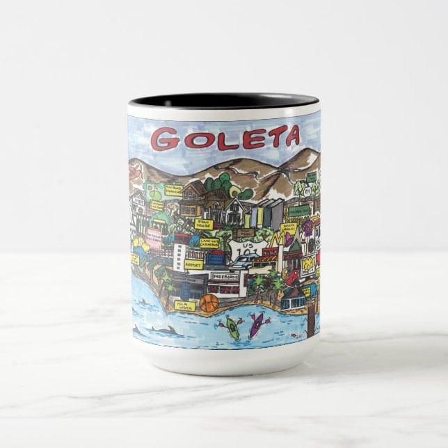 Caneca Coffee Map Coffee Mug (Centro)