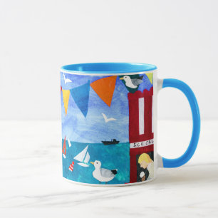 Caneca Coffee Mug Colorida 'Seaside'