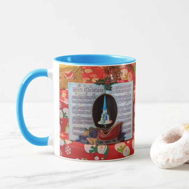 Caneca Coffee Mug (Copa) - Livro de Música de Natal (Com Donut)