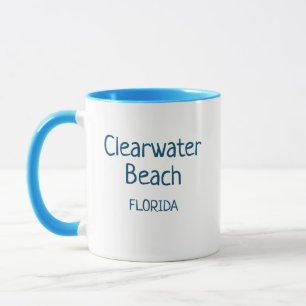 Caneca Coffee Mug da Flórida de Clearwater Beach