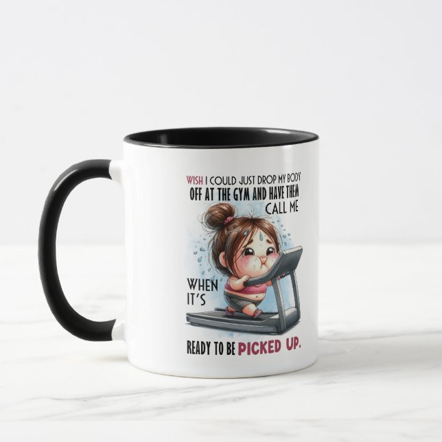 Caneca Coffee Mug Engraçado (Esquerda)