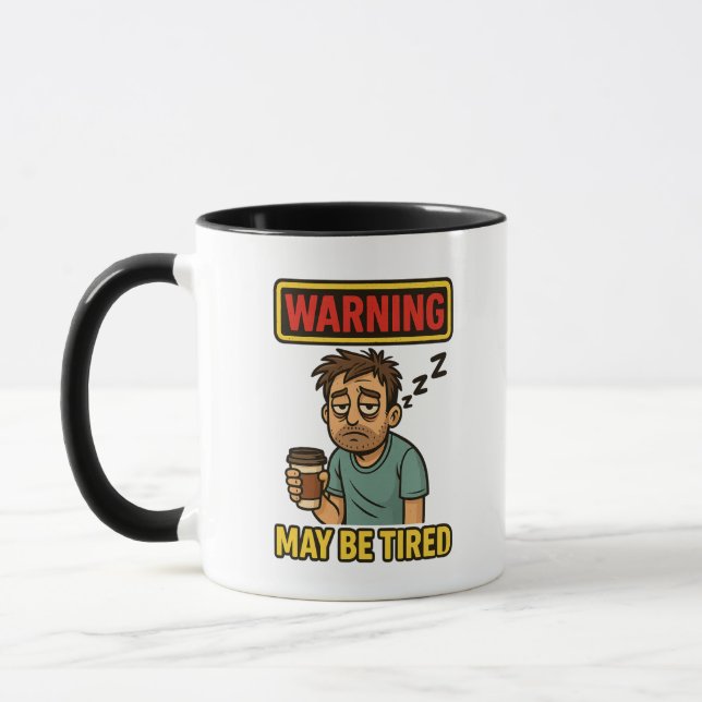 Caneca Coffee Mug Engraçado (Esquerda)