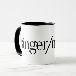 Caneca Coffee Mug Singer/Mover