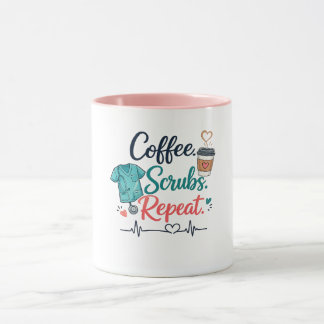 Caneca Coffee. Scrubs. Repeat.