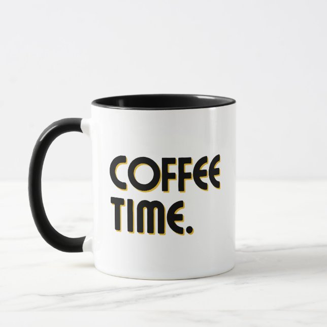 Caneca Coffee Time | Simple Minimalist Everyday Coffee (Esquerda)