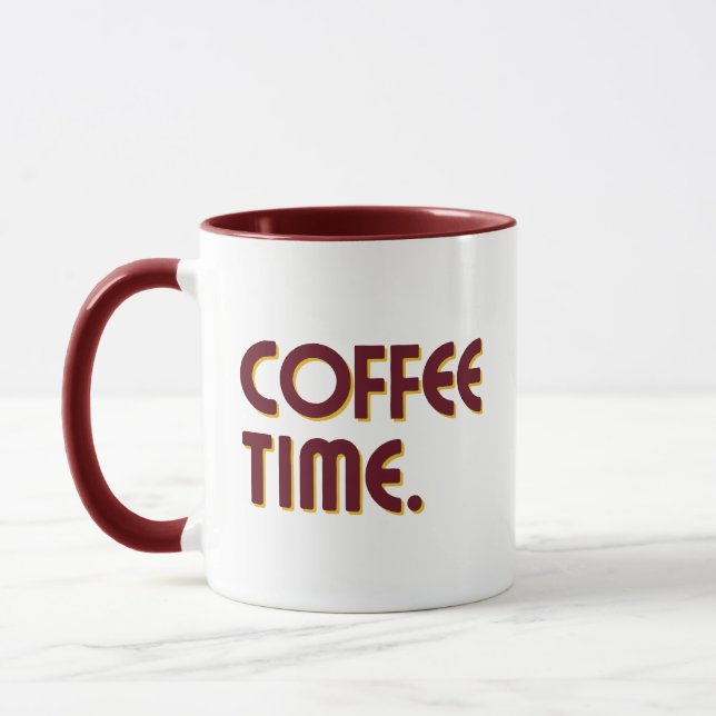 Caneca Coffee Time | Simple Minimalist Everyday Coffee (Esquerda)