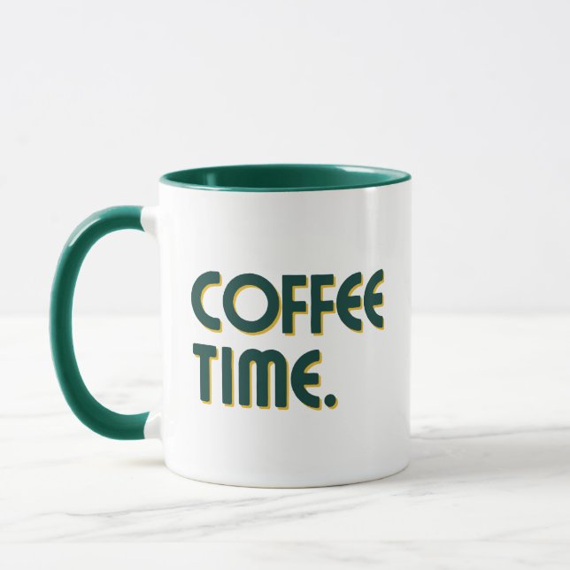 Caneca Coffee Time | Simple Minimalist Everyday Coffee (Esquerda)
