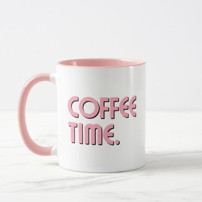 Caneca Coffee Time | Simple Minimalist Everyday Coffee (Esquerda)