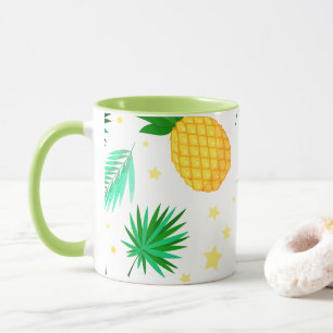 Caneca Coffy Mug WIth Padrão trópico