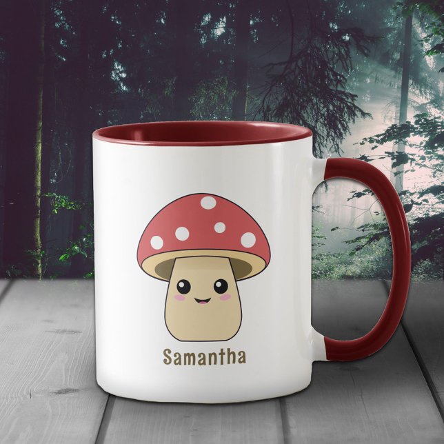 Caneca Cogumelo (Cute Mushroom Mug)