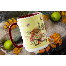 Caneca Cogumelos, Dragões, Mães e Caracóis