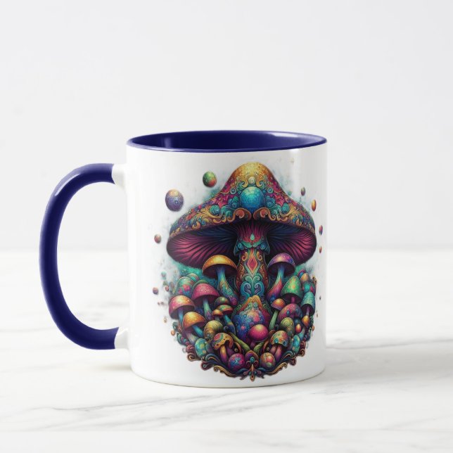 Caneca Cogumelos Psicodélicos (Esquerda)