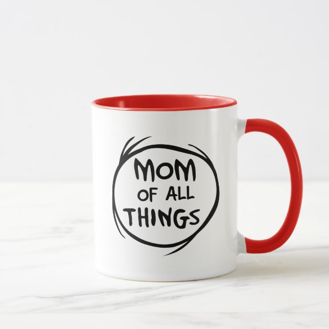 Caneca Coisa Um Coisa Dois do Dr. Seuss - Mãe de todas as (Direita)