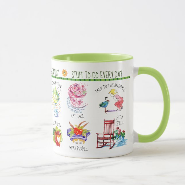 Caneca Coisas bonitas para fazer o Combo Mug 11oz (Direita)