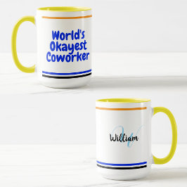 Caneca Colaborador Okayest do Mundo | Mug de Humor Divert