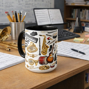 Caneca Colagem de Banda